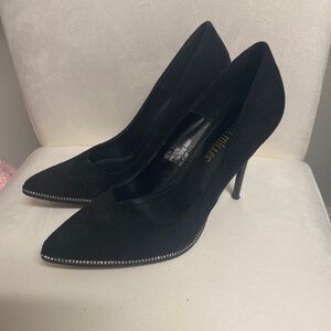 Women’s black stilettos
